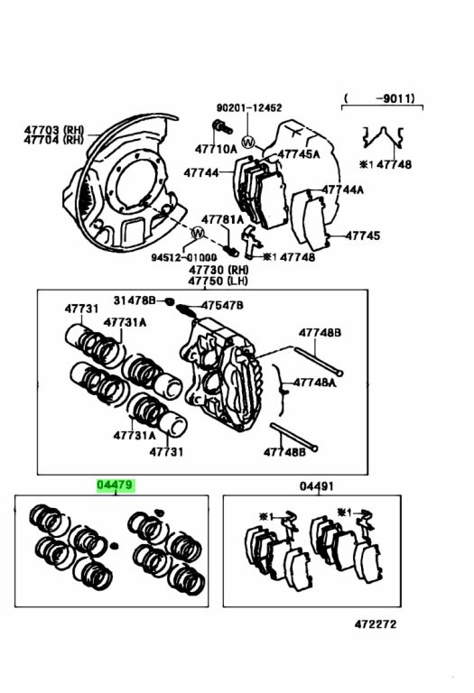 Toyota 04479 02310